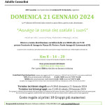 Volantino corsa Asnago Gennaio 2024